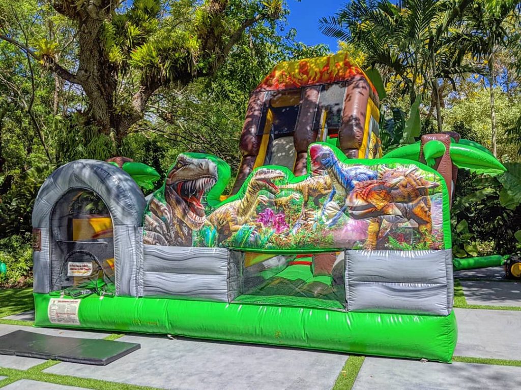 Dinosaur Bounce House & Obstacle (25) Mom's Party Rental