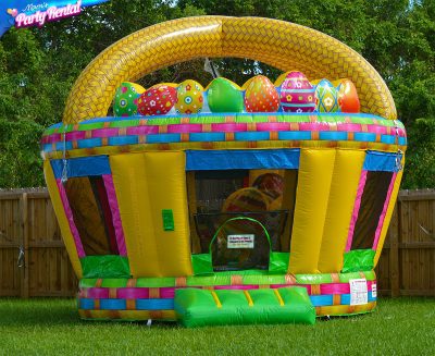 Easter Basket bounce house rental for kids