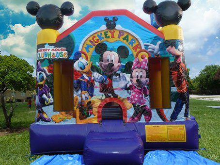 Mickey Mouse Bounce House (B5) – Mom's Party Rental
