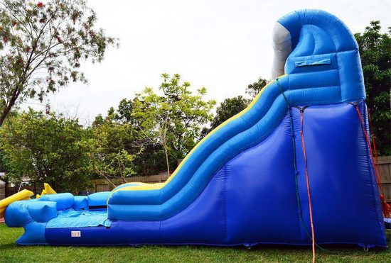 side view of wipeout slide