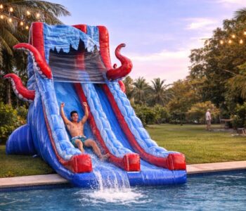 25ft Ocean Monster Slide for Pools (S48)