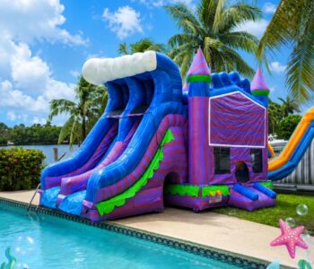 Mermaid Double-Lane Slide for Pools (C15)