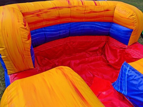 melting artic bounce house pool