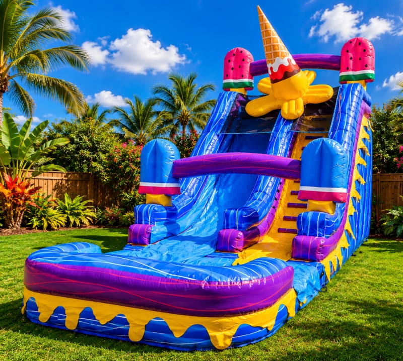 19ft Ice Cream Waterslide (S52) - Image 6