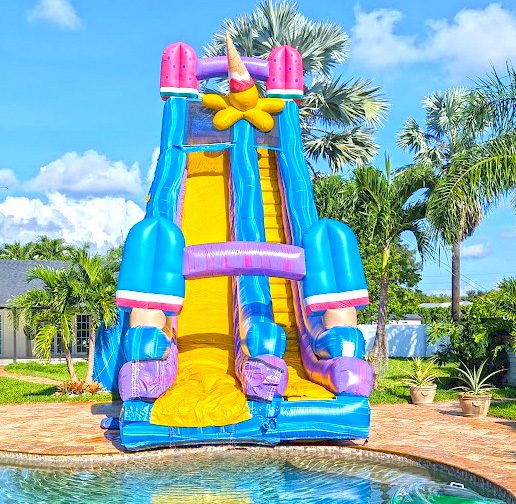 27ft Ice Cream Slide for Pools (S55)