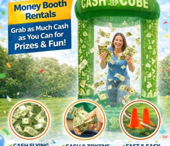 Inflatable Cash Cube