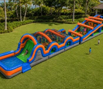 75ft Mega Run Obstacle Course (62+64)