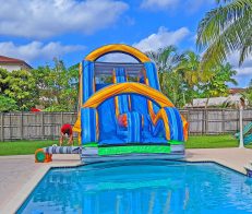 16ft Radical Double-Lane Slide for Pools
